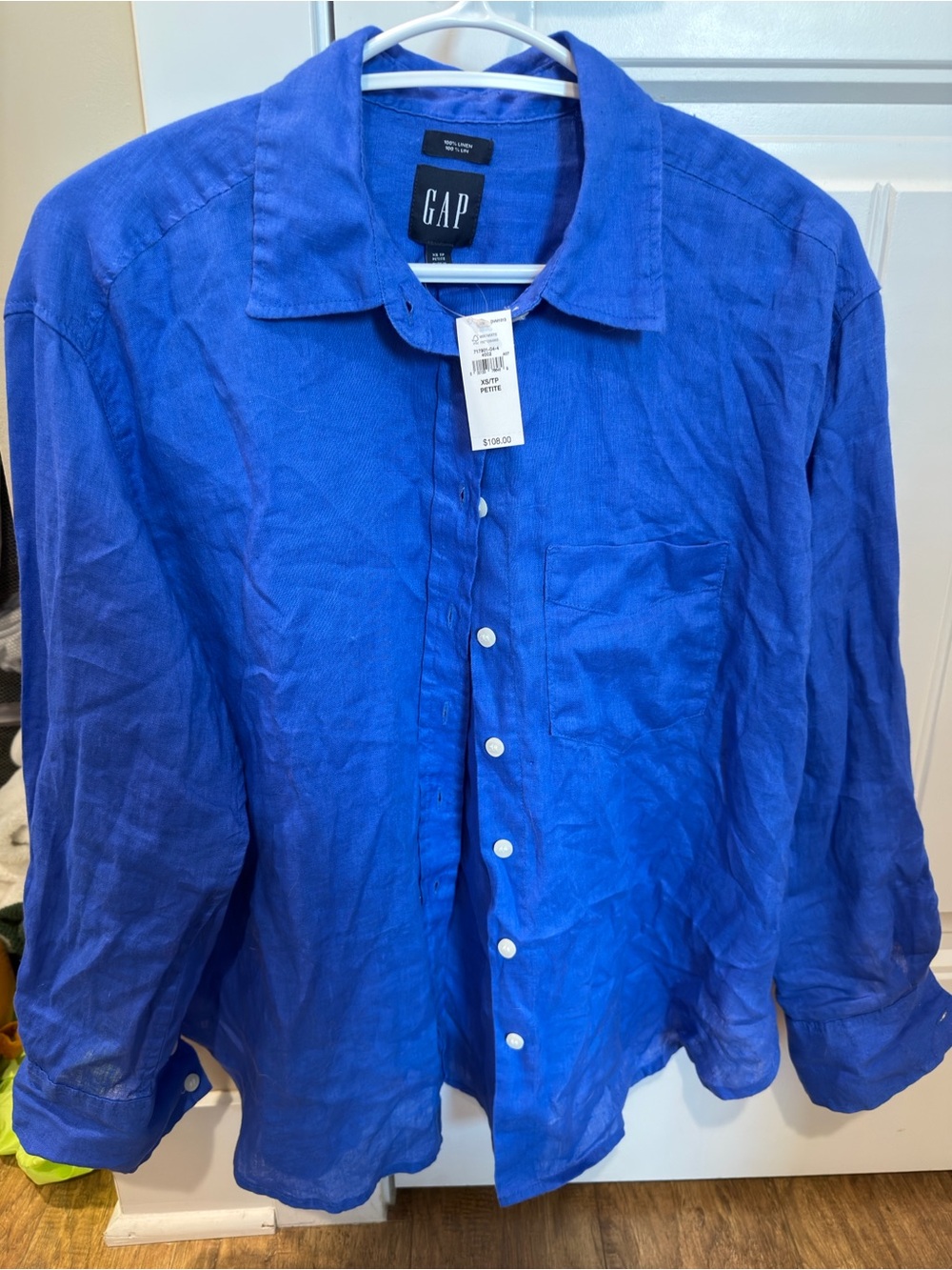 NWT Gap 100% Linen Top